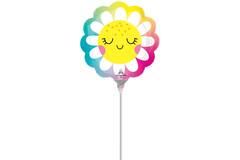 Foil Balloon - Mini Shape - Daisy - 23 cm